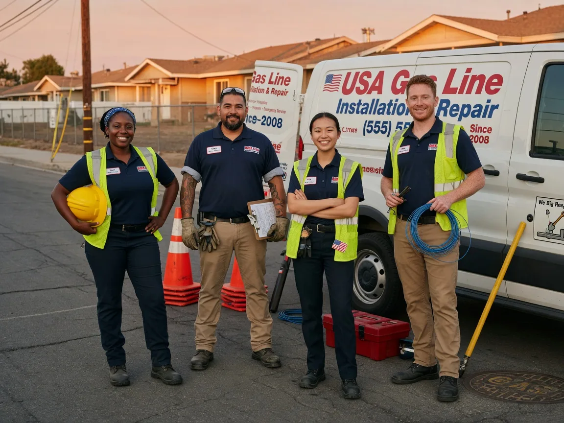 Gas Line Installation company in Strawn, IL
